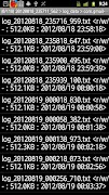 برنامه‌نما LogCat عکس از صفحه