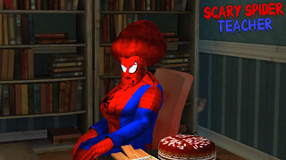 Spider Scary Teacher - Hello Teacher Neighbor Mod 포스터