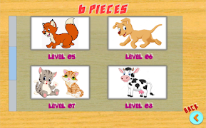 Creative Puzzles Kids: animals Ekran Görüntüsü 2
