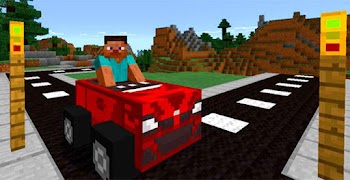 Vehicles Addon for Minecraft PE poster