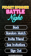 Fidget Spinner Battle Night скриншот 3