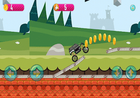 Monster Car Hill Driving 2017 screenshot 3