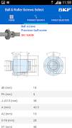 4 Schermata Ball and Roller Screws Select