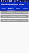 Control code for DirecTV syot layar 1