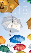 2 Schermata Umbrellas Lock Screen