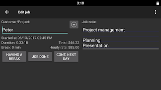 OI Timesheet screenshot 1