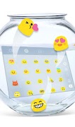 Animated Cute Fish Keyboard Theme capture d'écran 3