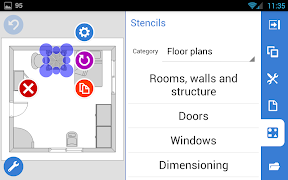 برنامه‌نما Grapholite Floor Plans عکس از صفحه