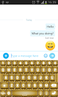 Luxury Gold SMS Keyboard bài đăng