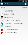 6 Schermata WalkLogger pedometro