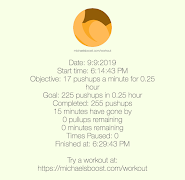 Michael's Workout App captura de pantalla 5