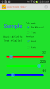 برنامه‌نما Color Code Picker عکس از صفحه