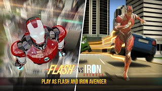 kilat flash hero vs terbang besi robot pembalas screenshot 6
