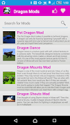 Dragon Mod For MCPE! syot layar 1