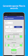 برنامه‌نما Sparse File Generator عکس از صفحه