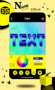 برنامه‌نما 3D Text Effect Name Genrator عکس از صفحه