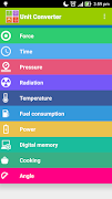 برنامه‌نما Unit Converter For Android عکس از صفحه