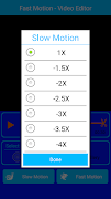 برنامه‌نما Fast Motion - Video Editor عکس از صفحه