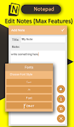 Notepad ภาพหน้าจอ 2