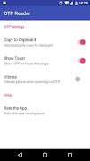 OTP SMS READER اسکرین شاٹ 1