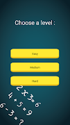 Easy Math Quiz اسکرین شاٹ 1