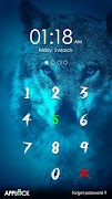 Applock Theme Wolf - Animated Background ภาพหน้าจอ 2