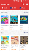 برنامه‌نما Games Box عکس از صفحه
