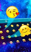 Galaxy 3D Hologram Keyboard Theme স্ক্রিনশট 3