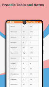 Periodic Table and Notes screenshot 5