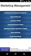 Marketing Management - An offline app for students Screenshot 1