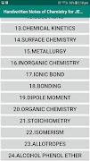 Handwritten Notes of Chemistry for JEE and NEET ภาพหน้าจอ 1