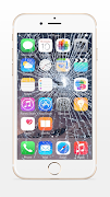 Broken Screen-Crack iphone 포스터