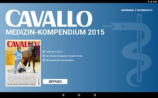 CAVALLO Medizin Plakat