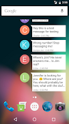 SMS Widget الملصق