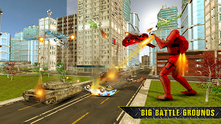 Flying Robot Bike Simulator syot layar 4