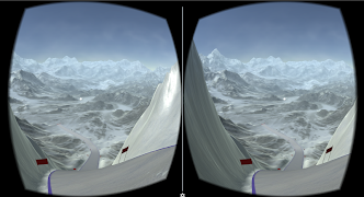 برنامه‌نما Ski Downhill VR عکس از صفحه