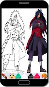 Naruto coloring Ekran Görüntüsü 2