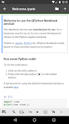 QPyNotebook  - Python practice step by step (BETA) Ekran Görüntüsü 2