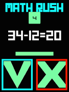 Math Rush FREE ảnh chụp màn hình 1