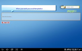 SpeedyTypeForTablets captura de pantalla 2