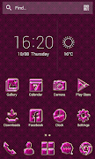 Pink Ruby Launcher ảnh chụp màn hình 1