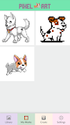 Dog Color By Number: Pixel Art Dog 스크린샷 4
