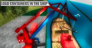 Harbor Crane Cargo Ship Loader Poster