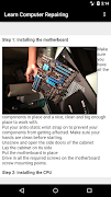 برنامه‌نما Learn Computer Repairing عکس از صفحه