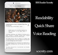 RSS Reader Xoonity - Rss Feed - Blog Reader syot layar 2