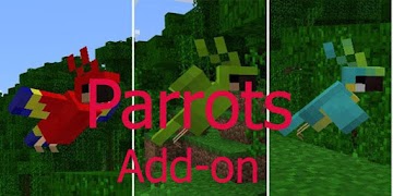 Parrots Add-on for MCPE plakat