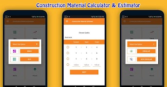 Construction Material Estimator screenshot 1