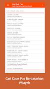 Kode Pos Indonesia Lengkap screenshot 2