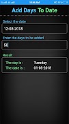 Date Calculator تصوير الشاشة 1