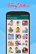 3 Schermata Funny Stickers(WAStickersApp)